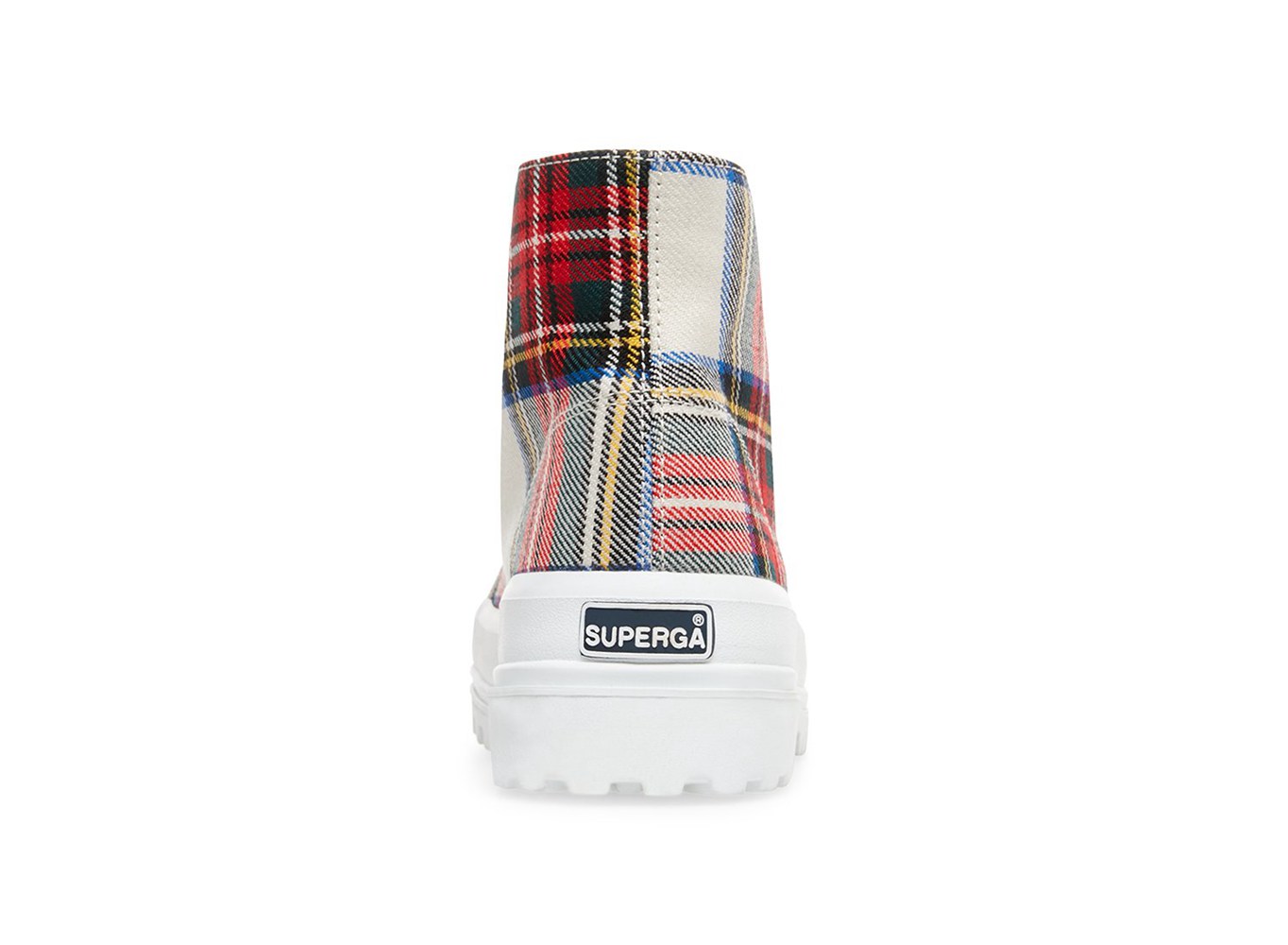 Botas Feminino Multicoloridas - Superga 2341 Cotw Plaid - YMKNJ-5602